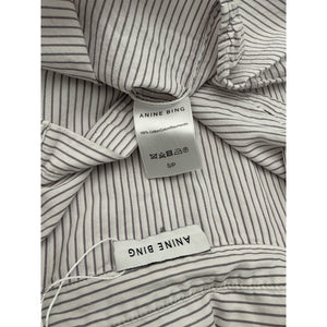 Anine Bing 'Mika' Purple Cotton Shirt Size S/P