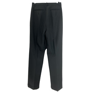 St. Agni Refined Black Tailored Pleat Pants Size XS
