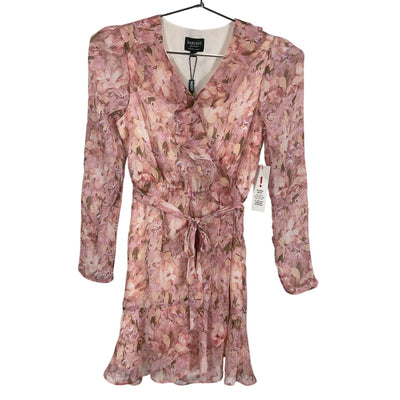 Bardot Junior Floral Gardenia Wrap Dress Size 12 NWT