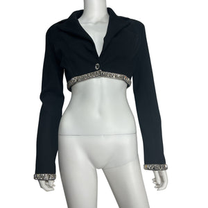 Retrofête Embellished Black Neely Blazer Size XS
