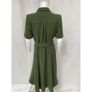 Sézane 'Raquel' Green Polyester Dress Size 40