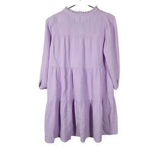 Honorine Ruffled Purple Giselle Mini Size S Dress