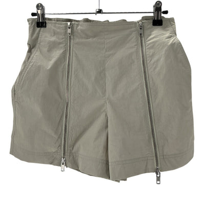 Helmut Lang Utilitarian Beige Zip Shorts Size S