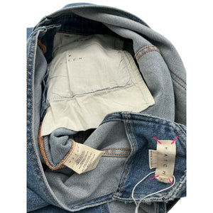 Hatch 'The Denim' Blue Cotton Maternity Overall Size XL