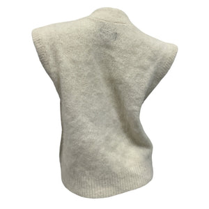 Rta Soft Ivory Maisie Sweater Vest Size S