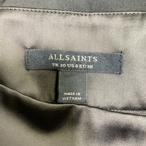 Allsaints Tailored Black Ember Trousers Size 6