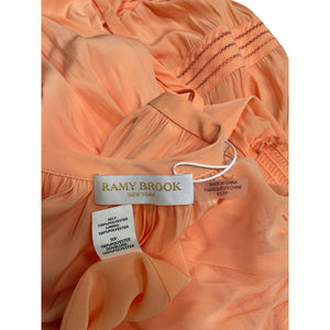 Ramy Brook Tiered Orange Kurt Mini Size XS Dress