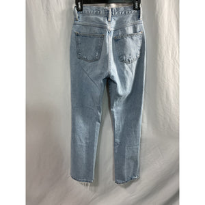 Agolde Pinch 'Waist' Blue High Rise Kick Denim Jean Size 24