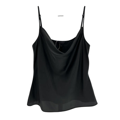 Allsaints Sleek Black Hadley Cowl Neck Camisole Size 4