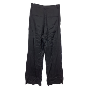 Reformation Pleated Black Mason Size 6 Trousers