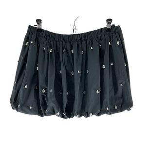 Neiman Marcus Embellished Navy Holly Skirt Size M