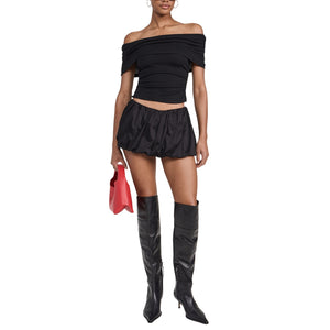 Miaou Voluminous Black Grace Skirt Size XXS