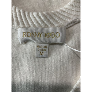 Ronny Kobo Cutout White Aeron Dress Size M