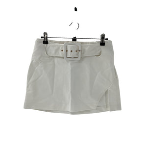Ramy Brook Belted White Jones Miniskirt Size 2