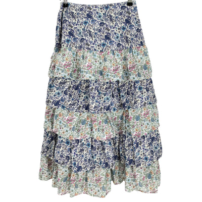 Loveshackfancy Floral Multicolor Liberty Tandy Skirt Size 2