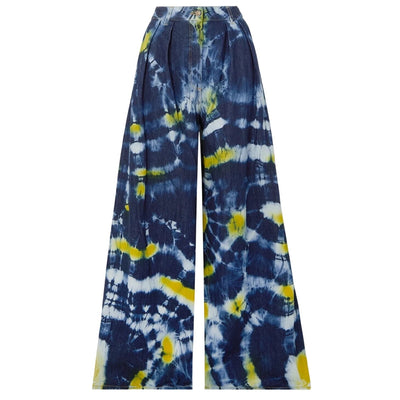 Alanui Tie-Dyed Blue Moonrise Denim Jeans Size 27