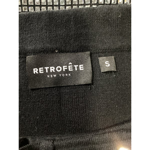 Retrofête Embellished Black And Silver Delta Mini Skirt Size S