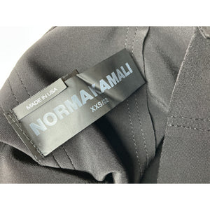 Norma Kamali Simple Black Polyester Vest Size XXS