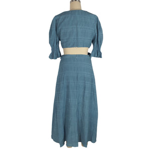 Tularosa Textured Blue Nanette Size M Dress