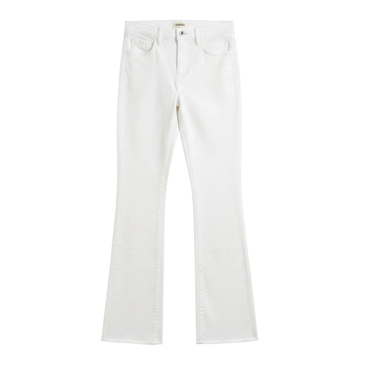 L'Agence High Rise White Ruth Denim Jeans Size 25