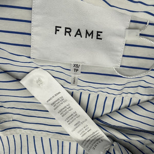 Frame Striped Multicolor Oversized Button Down Shirt Size XS / TP