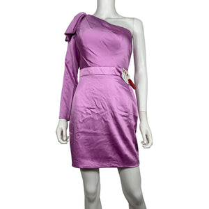 Mac Duggal Satin Lilac Ieena Minidress Size 4