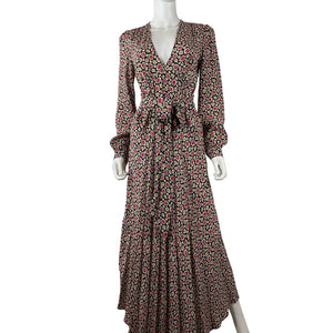 Dôen 'Charleston' Red Dress Size S