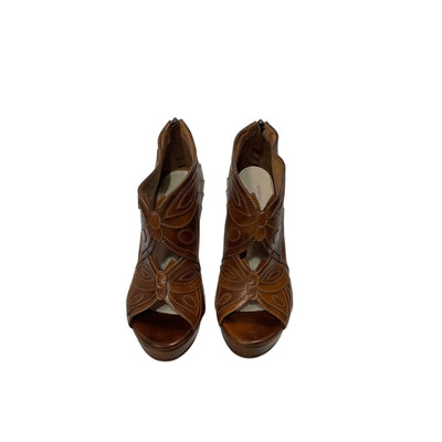 Bottega Veneta Brown Leather Pumps Size 6