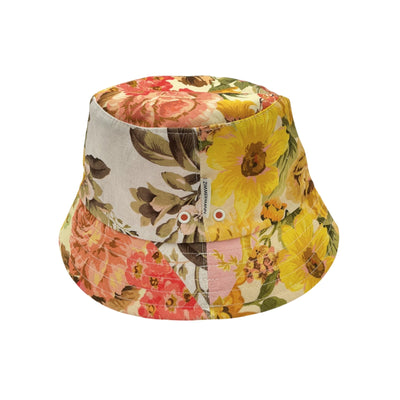 Zimmermann Vibrant Multicolor Floral Canvas Bucket Hat NWT