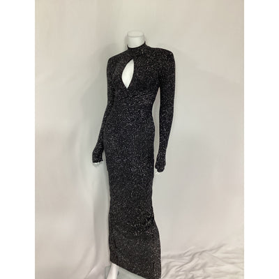 Michael Costello 'Winnie' Black Gown Size XXS