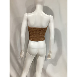 Faithfull The Brand Brown 'Latia' Top Size XL