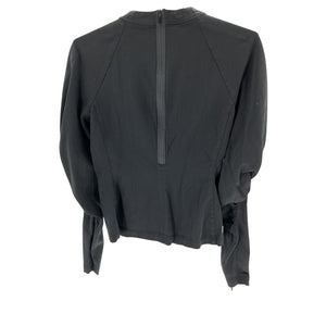 Rag & Bone Ruched Black Stephanie Blouse Size 2