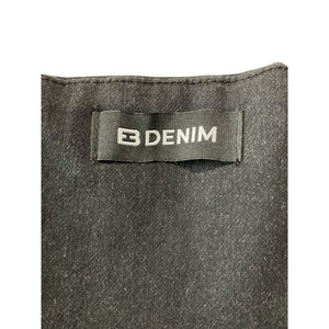 Eb Denim Structured Black Rainy Corset Top Size S