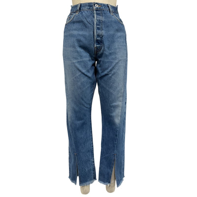 Eb Denim High Rise Blue Split Hem Og Denim Jeans Size 30