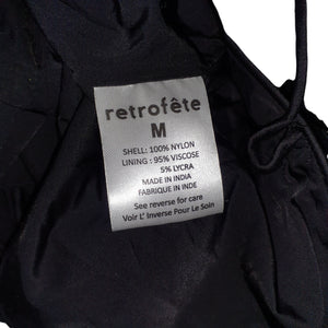 Retrofête Sequin Black Darla Size M Top NWT