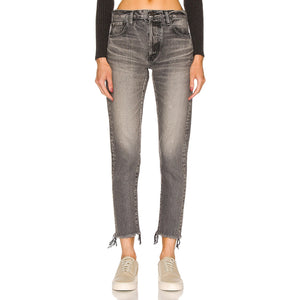 Moussy Tapered Gray Blackwood Denim Jeans Size 25