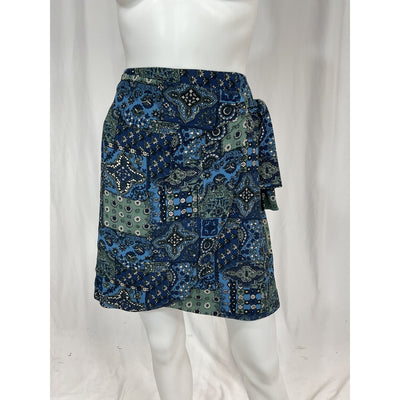Sézane 'Aida' Blue Skirt Size 14 - NWT