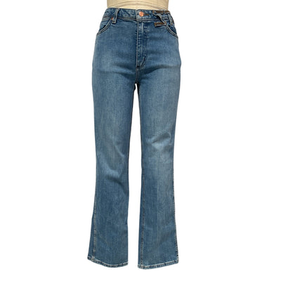 Staud Classic Blue Straight Cut Denim Jeans Size 28