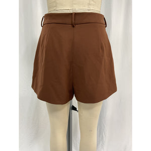 Camila Coelho 'Maricela' Brown Poly Short Size M