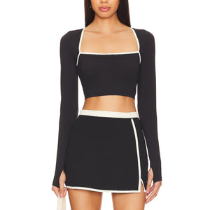 L*Space 'Campbell' Black Top Size S