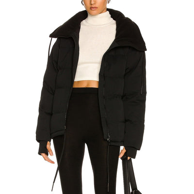 Varley Quilted Black Granville Puffer Jacket Size L