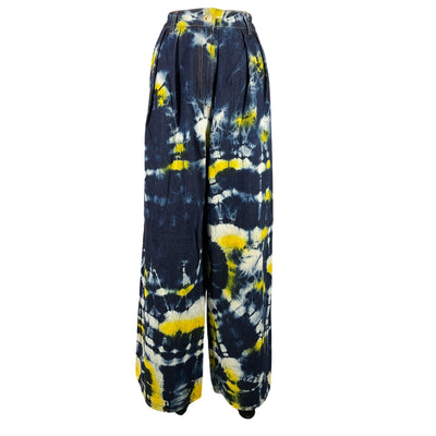 Alanui Tie-Dyed Blue Moonrise Denim Jeans Size 27