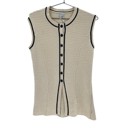 Kule Textured Beige Olivia Vest Size M