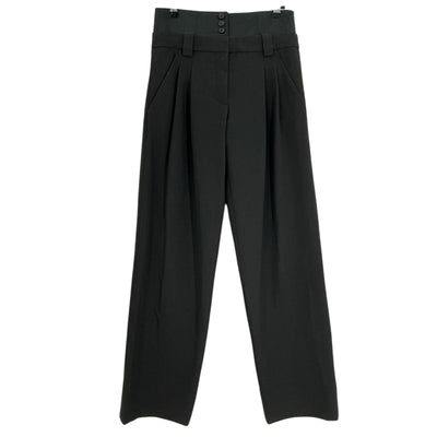 A.L.C. Pleated Black Brady Trousers Size 2