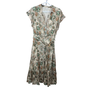 Veronica Beard Floral Stone Multi Vanessa Size 10 Dress