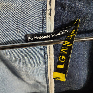 Marques Almeida Patchwork Mid Denim Remade Size 4 US / 8 UK Vest