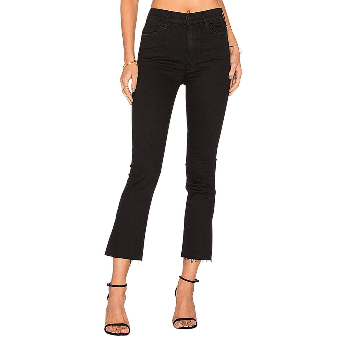 Mother Sleek Not Guilty Hustler Ankle Fray Denim Jeans Size 32