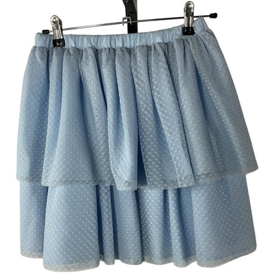 Hill House Home Tiered Powder Blue Clara Skirt Size S