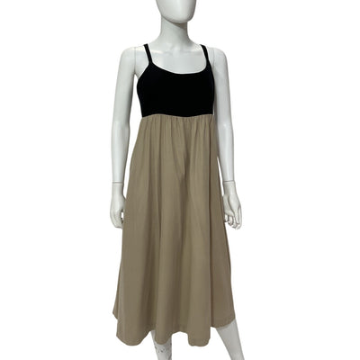 Hatch Elegant Sand Black Mona Dress Size 1