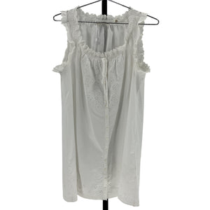 Dôen 'Nessie' White Cotton Dress Size S